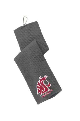 WSU Hockey PA Microfiber Golf Towel